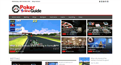 Desktop Screenshot of pokeronline-guide.com
